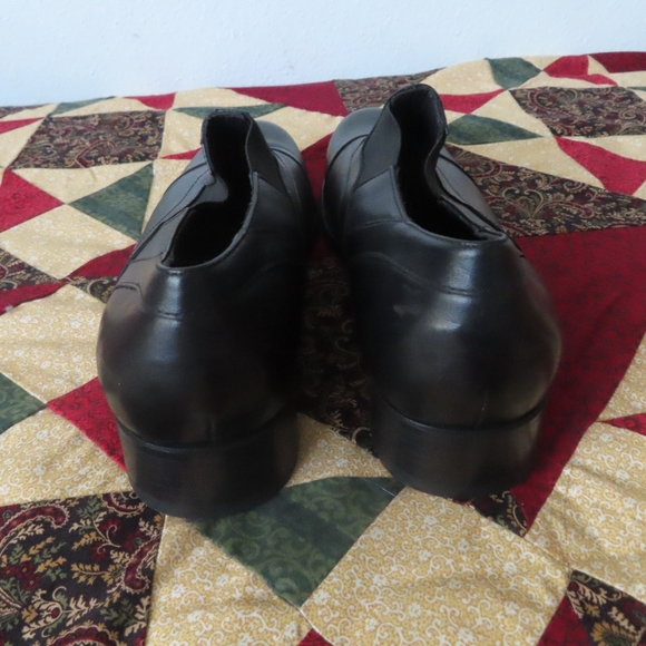 helm slip on black leather shoes sz 9 - Picture 3 of 8